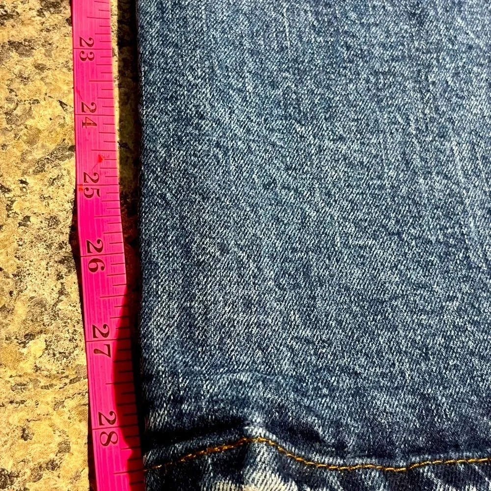 Harley Davidson women’s medium wash denim boot cut jeans size 10p Biker Blue - Picture 3 of 5